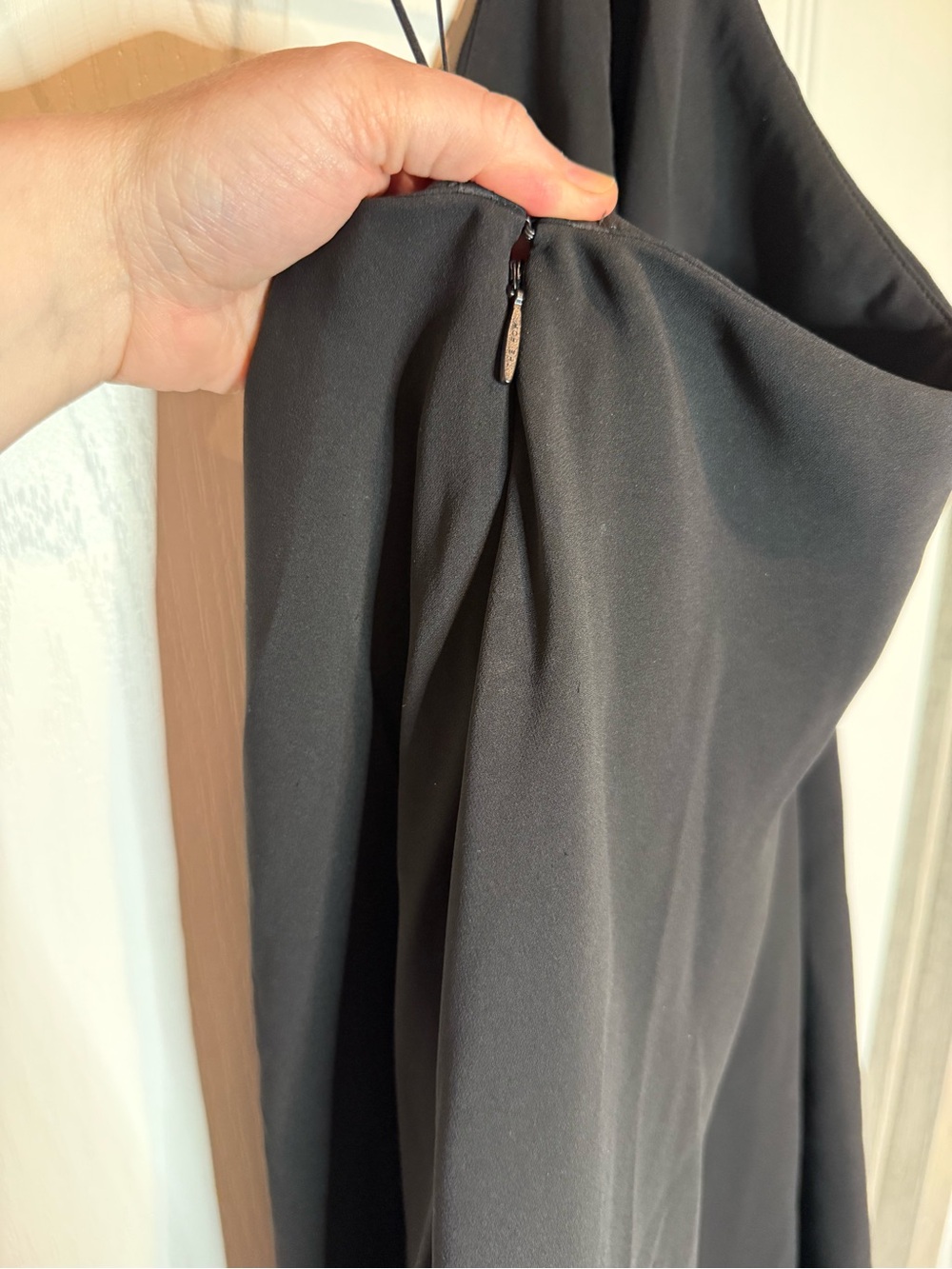The Row NEW Rare Sparrow Silk One-Shoulder Black Draped Maxi Dress Size 10 - Picture 5 of 15